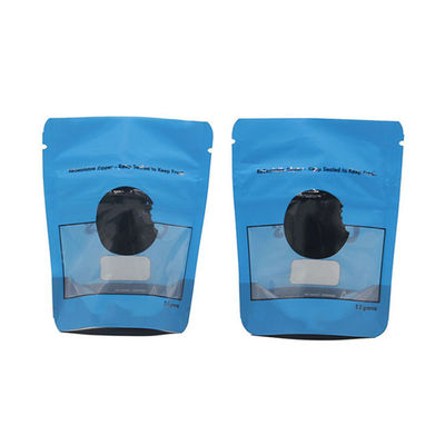100 g Plastic Standing Bag 3OZ Hervergrendelbare voedselzakjes 4,75 inch breed