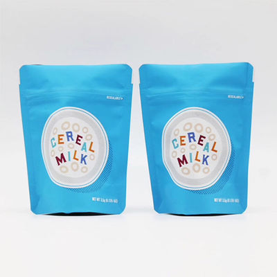 CMYK gedrukte stand-up barrière zakken 50g herbruikbare ziplockk zakken