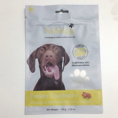 0.5oz Digitaal gedrukt Stand Up Pockets Gravure Print Dog Treat Verpakking