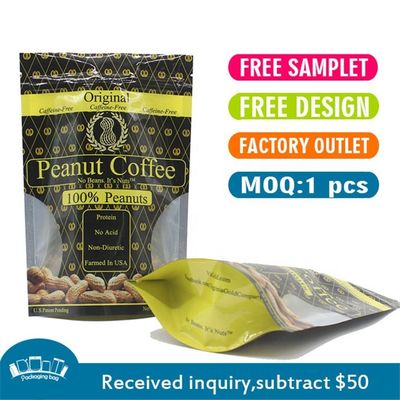 120 micron Stand Up Food Bags Doypack Afdichting Folie Bags SGS
