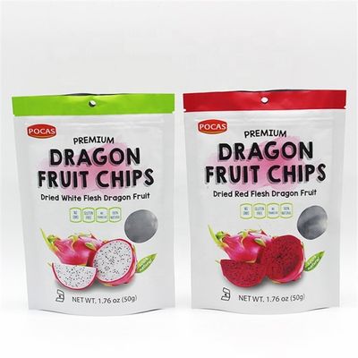 1.76oz Custom Food Packaging Bags 50g Stand Up Doypack Zipper Bags