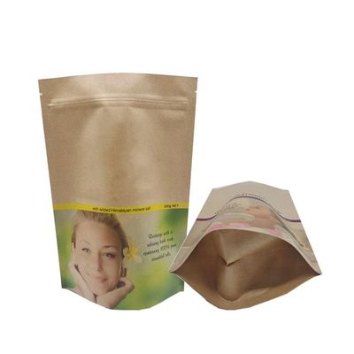 OEM Kraft papier ziplockk zakken