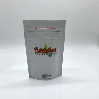 4x5 inch Matte witte opstaande zak 12C Recyclebare retort zak