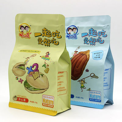 Herbruikbare 200 g Flat Bottom Pouch MOPP Food Grade Ziplockk Bags