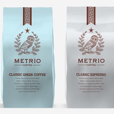 Herbruikbare kraftafstandzakjes waterdicht CMYK 250g zak koffie