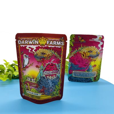 CR Zipper Stand Up Zipper Pouch 3,5g Aluminium Folie Voor Darwin Farms