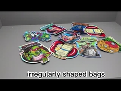 douane speciale gevormde zakken voor cannabiszakken met ritssluiting