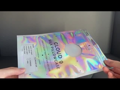 plastic holografische zakken drie de zijfilm van het zakhologram doet verpakkende zakken in zakken