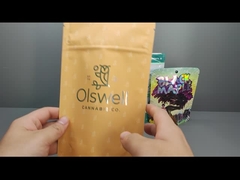 de mylar tribune op zakken voor cannabisvoedsel wiedt het bewijs van de zakkengeur verpakking