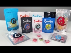 Mylar Zak Met Venster Koekjes Verpakking Zak stazakjes Voor wietbloem